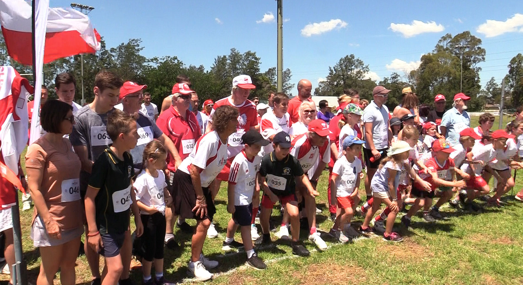 Bieg Niepodległości. Przygotowanie do startu Bieg Niepodległości. Przygotowanie do startu